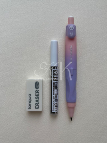 Карандаш механический Languo , 2,00 мм, стержни, точилка