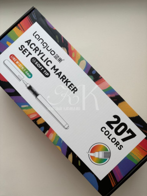 Набор маркеров акриловые Languo 207 цветов