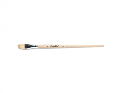 Кисть щетина №22 овальная Roubloff "1632" длинная ручка п/лак