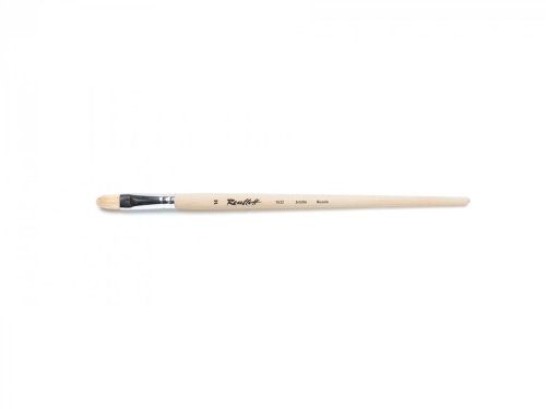 Кисть щетина №14 овальная Roubloff "1632" длинная ручка п/лак
