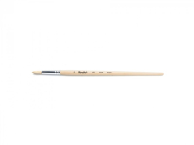 Кисть щетина №8 круглая Roubloff "1612" длинная ручка п/лак