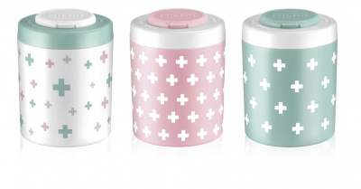 Точилка пластикова MILAN "COLLECTION ANTIBACTERIAL" 2 отверстия, цвета ассорти