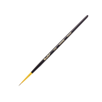 Кисть колонок №1,7 круглая Roubloff "1115" короткая ручка, матовая