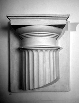 Гипс Дорическая полукапитель