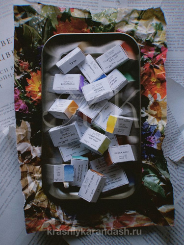 Акварель Минеральные пигменты 3,2 мл, все цвета