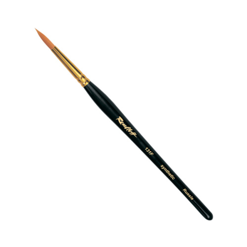 Кисть синтетика №5 круглая Roubloff "131F" фигурная короткая ручка