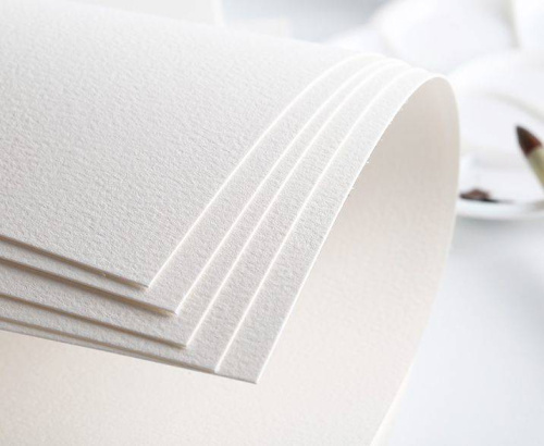 Бумага для акварели Baohong в рулоне 115х1000 см 200 г, хлопок 100%, мелкозернистая