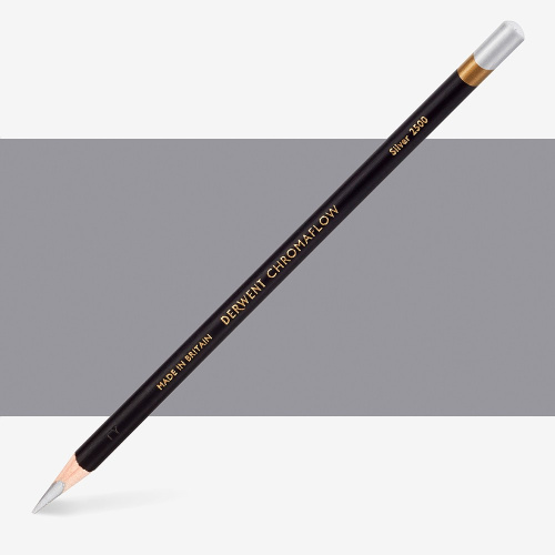 Карандаш цветной Derwent "Chromaflow" Серебряный