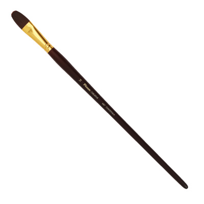 Кисть синтетика №14 овальная Pinax "Creative 687" жесткая, длинная ручка