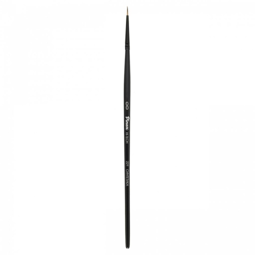 Кисть синтетика №00 круглая Pinax "HI-TECH 221" короткая ручка