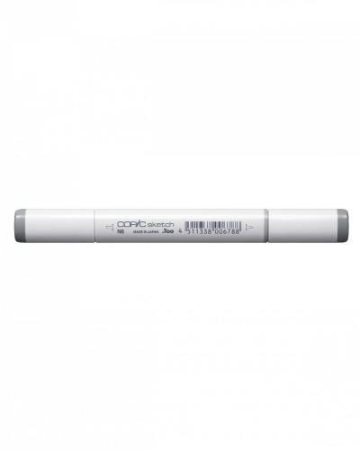 Маркер COPIC sketch N6 (нейтральный серый, neutral gray) (оттенок №6)