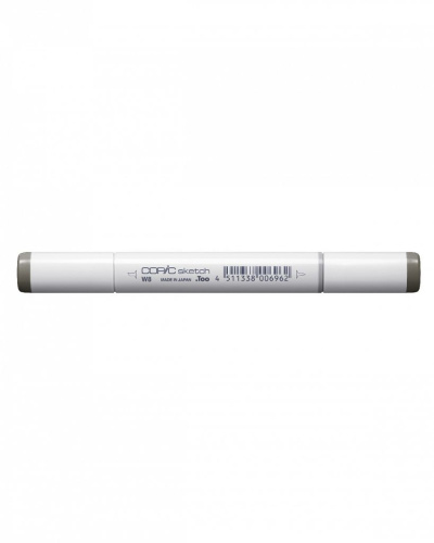 Маркер COPIC sketch W8 (теплый серый, warm ray) (оттенок №8)