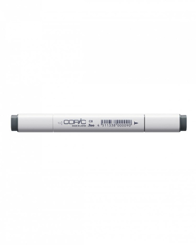 Маркер COPIC C8 (холодный серый, cool gray) (оттенок №8)