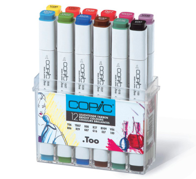 Набор маркеров Copic 12 шт "Ландшафт"