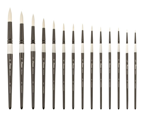 Кисть синтетика белая круглая Pinax "CREATIVE"