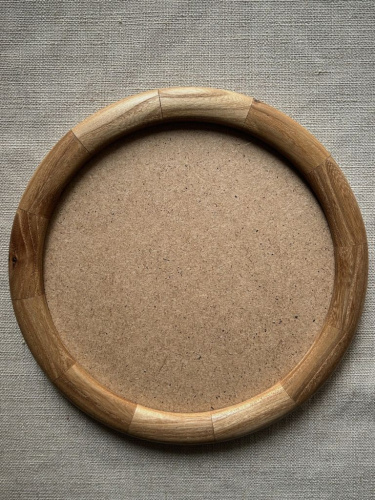 Рамка круглая KK/home, ручная работа, карагач