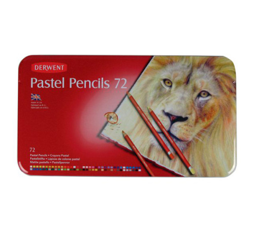 Набор карандашей пастельных Derwent "Pastel Pencils" 72 цв в метал кор