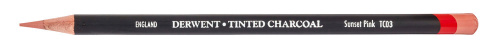 Карандаш угольный тонированный Derwent "Tinted Charcoal" Пурпурный