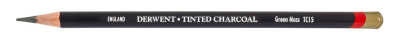 Карандаш угольный тонированный Derwent "Tinted Charcoal" Зеленый мох