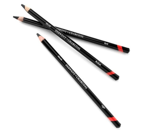 Карандаш угольный Derwent светлый