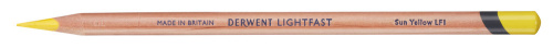 Карандаш масляный Derwent "Lightfast" Желтый солнечный / Sun Yellow (*)
