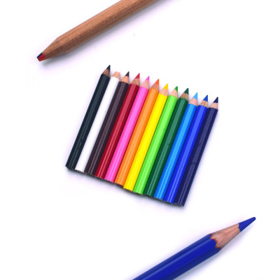 Набор мини-карандаши цветные Talent Toys 12 шт в сумочке