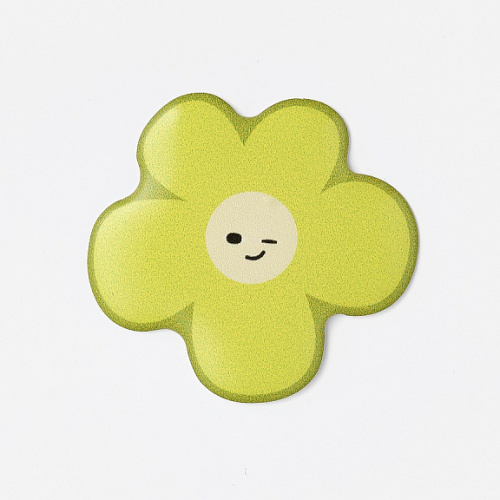 Стикер объемный "Цветочек Подмигивает"