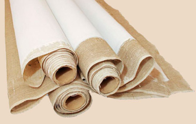 Холст грунтованный в рулоне Реалистик мелкозернистый