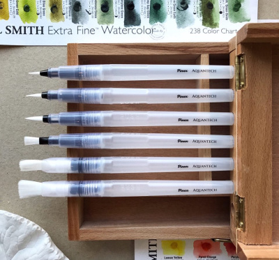 Кисть синтетика с резервуаром Pinax "Aquantech" маленькая