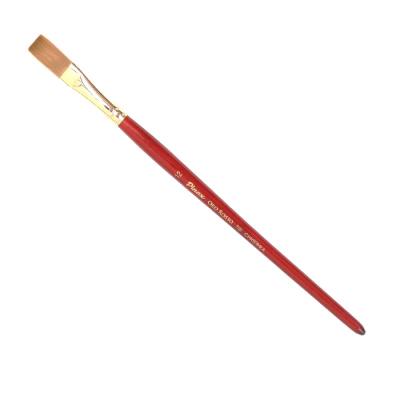 Кисть синтетика плоская удлиненная Pinax "Oro Rosso 755" короткая ручка