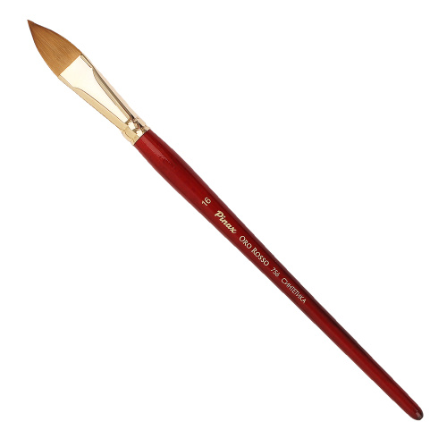 Кисть синтетика №16 овальная "язык" Pinax "Oro Rosso 756" короткая ручка
