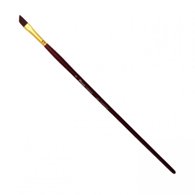 Кисть синтетика №8 скошенная Pinax "Creative 688" жесткая, длинная ручка