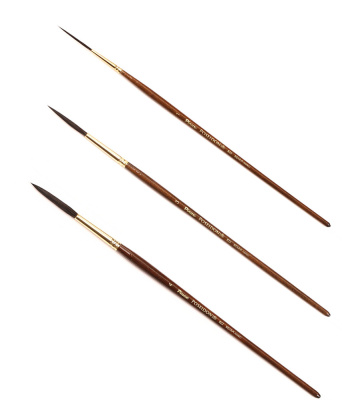 Кисть белка микс лайнер Pinax "Poseidon 822" короткая ручка