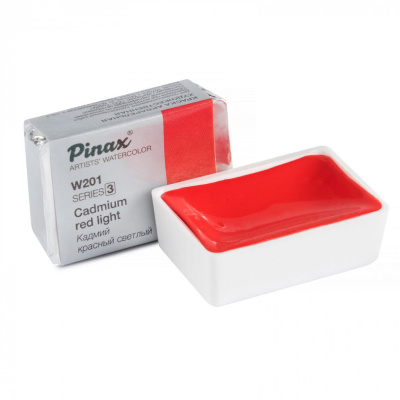 Акварель Pinax кювета 2,5 мл W201 Кадмий Красный Светлый