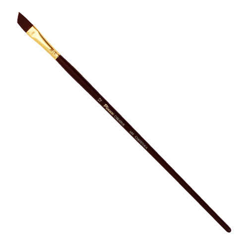 Кисть синтетика №6 скошенная Pinax "Creative 688" жесткая, длинная ручка