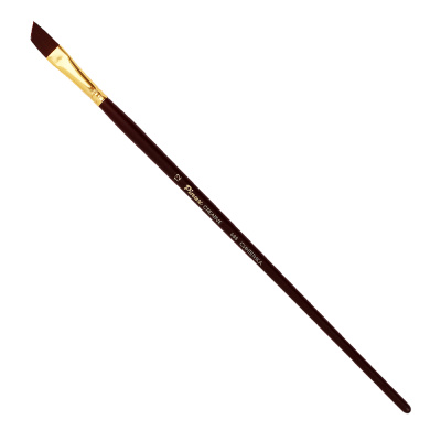 Кисть синтетика №6 скошенная Pinax "Creative 688" жесткая, длинная ручка