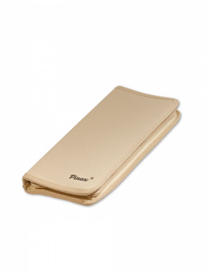 Пенал для кистей на короткой ручке Pinax, 14 отд., бежевый