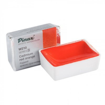 Акварель Pinax кювета 2,5 мл W210 Кадмий Красно-Оранжевый