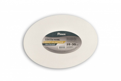 Холст на картоне Pinax 25х35 см 280 г 100% хлопок, овальный