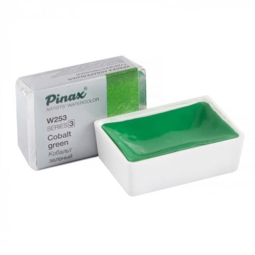 Акварель Pinax кювета 2,5 мл W253 Кобальт Зеленый