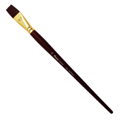 Кисть синтетика №20 плоская Pinax "Creative 684" жесткая, длинная ручка