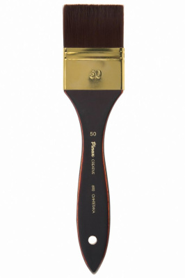 Кисть синтетика №50 флейц Pinax "Creative 690" жесткая