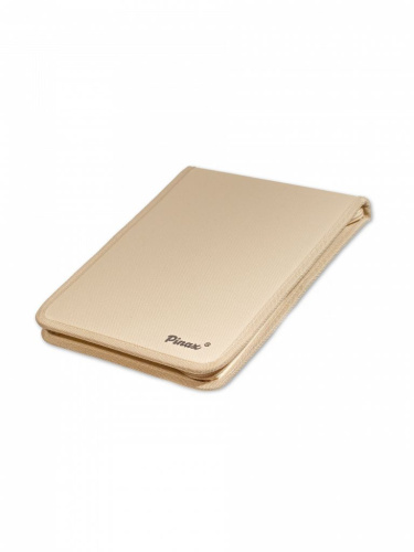 Пенал для кистей на короткой ручке Pinax, 12 отд.+карман-сетка, бежевый