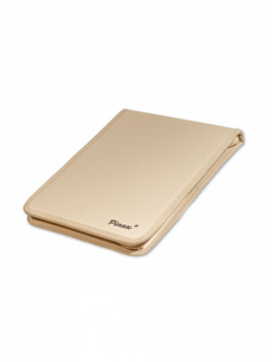 Пенал для кистей на короткой ручке Pinax, 12 отд.+карман-сетка, бежевый