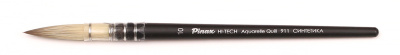 Кисть синтетика №10 круглая Pinax "HI-TECH Aquarelle Quill 911" короткая ручка