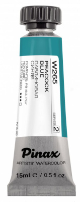 Акварель Pinax в тубе 15 мл W265 Павлиновая синяя