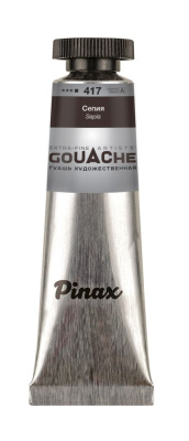 Гуашь Pinax, туба 15 мл, Сепия