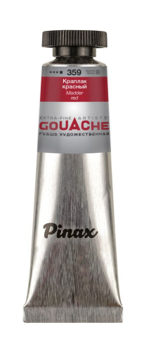 Гуашь Pinax, туба 15 мл, Краплак красный