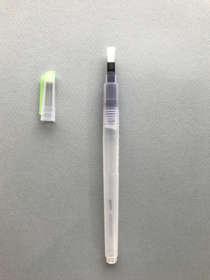 Кисть синтетика с резервуаром №6 плоская Pinax "Aquantech" маленькая