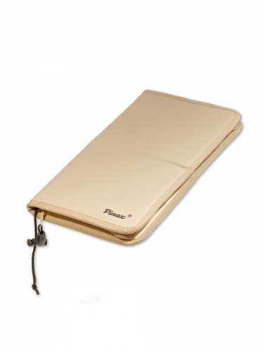 Пенал для кистей на короткой ручке Pinax, 21 отд.+2 кармана, бежевый